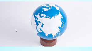Bambino Scienza Montessori Sussidi DIDATTICI Montessori Giocattoli Educativi di Legno Per Bambini Montessori-protezione Degli Occhi di Colore <span class=keywords><strong>Globo</strong></span> - Product Image 5