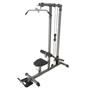 Qualität Gym Machine Attachment Grip Lat Pulldown Griff Low Row Fitness geräte Stärke Wand Pin Loaded Mounted Lat Machine