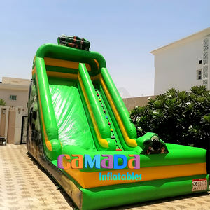 Toboggan gonflable commercial d'usine, combo <span class=keywords><strong>Spider</strong></span>-<span class=keywords><strong>Man</strong></span>, toboggan aquatique et sec, toboggan gonflable coloré à vendre - Product Image 4