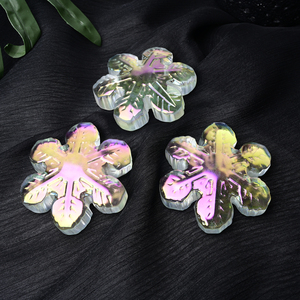 Wholesale Natural Crystal Hand Carved Mini <b>Angel</b> Aura Quartz Snowflake Melt Quartz Snowflake Collection for <b>gift</b> - Product Image 3