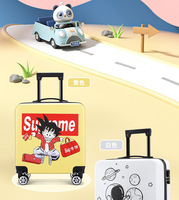 Valise Enfant 20 Pouces En Gros ABS, Petit Bagage à Main pour Avion, Chariot de Voyage pour Enfants