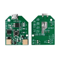Carte de contrôle pour mini-ventilateur portable rechargeable USB 3.7V