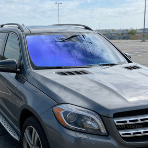 Film teinté caméléon 80% pour pare-brise de <span class=keywords><strong>voiture</strong></span>, protection solaire autocollante pour vitres latérales avant, changement de couleur - Product Image 2