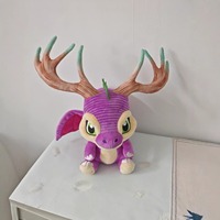 Nouvelle Peluche Unisexe de Haute Qualité, Pterosaure Anime en Position Debout, Poupée Jouet, Artisanat Personnalisable, Matière Polyester, Maternité