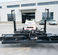 Niveleuse à béton laser guidée moderne, vitesse rapide 4-8 km/h, système 4x4 pour la construction de chaussées à grande échelle