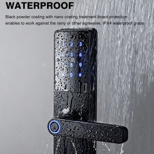 Serrures de porte intelligentes durables en alliage de zinc imperméables de conception originale et fabrication personnalisée pour les appartements - Product Image 3