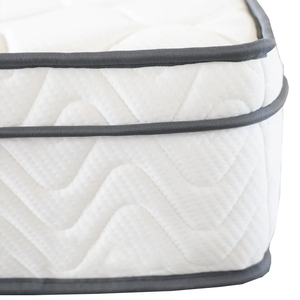 Colchón individual de muelles con amortiguador de aire Colchones de espuma viscoelástica de gel de muelles Soporte de muebles de dormitorio Firme media 25cm de altura - Product Image 1