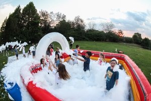 Équipement de jeu gonflable en mousse de qualité commerciale pour enfants, pour fêtes en extérieur sur pelouse, piscine gonflable à eau savonneuse - Product Image 3