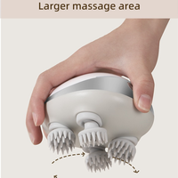 Appareil de massage du cuir chevelu portable avec base de rangement pour cadeaux de soins personnels