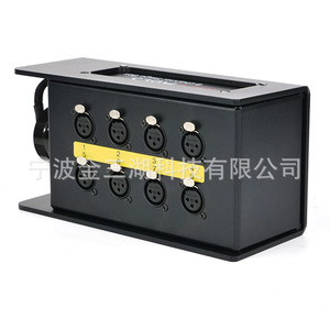 Caja de escenario Abc Cables de 8 canales con convertidor de audio XLR metálico para uso en estudio - Product Image 5