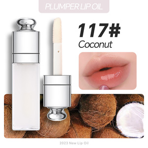 Huile à lèvres hydratante et nourrissante personnalisable MLM en tube argenté, effet repulpant, marque privée, 3ml, facile à appliquer - Product Image 2