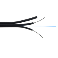 GJYXCH 1,2,4 núcleos FTTH CABLE plano de caída de fibra óptica al aire libre rollo de 1KM
