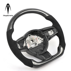 Volante de coche de fibra de carbono <span class=keywords><strong>Real</strong></span> para <span class=keywords><strong>Jaguar</strong></span> XF F-type f-pace E Pace XE volante soporte duradero Color personalizable - Product Image 5
