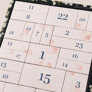 <span class=keywords><strong>Calendrier</strong></span> de l'avent cosmétique personnalisé avec logo imprimé, <span class=keywords><strong>calendrier</strong></span> de l'avent maquillage, boîte de 24 emballages pour compte à rebours de Noël, emballage cadeau - Product Image 4
