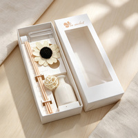 Diffuseur de parfum d'ambiance 30 ml à l'huile essentielle longue durée avec fleurs séchées pour la maison et l'hôtel – Idéal comme cadeau de mariage