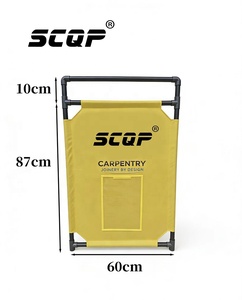 Barrière de contrôle des foules en acier inoxydable et plastique, haute visibilité, portable, pour l'entretien des ascenseurs, de haute qualité - Product Image 2