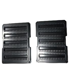Blister Packaging Durable ESD Tray Plastic Black OEM Parts Custom for Electronic Components Consumer Electronics PS - Product Image 5