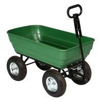 TC2145 Chariot à outils à benne basculante pour camion de jardin 75L