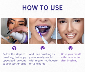 Màu sắc sửa chữa Kem Đánh Răng màu tím để loại bỏ vết bẩn hàng ngày làm trắng Công thức với làm mới bạc hà men chăm sóc - Product Image 6