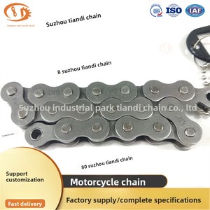 <span class=keywords><strong>Cadena</strong></span> de Motocicleta de Hierro Reforzado, Modelos 420, 428H, <span class=keywords><strong>520</strong></span>, 530 con 112, <span class=keywords><strong>118</strong></span>, 128 o 132 Eslabones (<span class=keywords><strong>Cadena</strong></span> de Una Sola Hilera) - Product Image 4