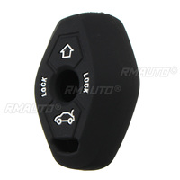 Housse de protection en silicone pour clé de voiture télécommande BMW X3 X5 Z3 Z4 Séries 3 5 7 E38 E39 E46 E83 1998-2005
