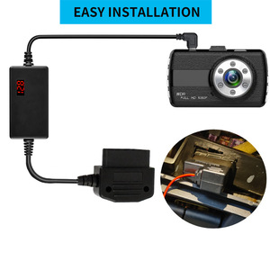 Câble abaisseur de tension OBD pour voiture 12V/24V vers 5V 3A, protection basse tension pour caméra embarquée, vente directe L174 - Product Image 2