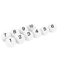 Impression personnalisée professionnelle de tout logo, motif de numéro, machine de loterie de couleur, tennis de table, balle de bingo