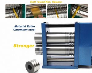 Herramienta para Hacer Joyas Yunqingtech, Laminadora Manual Combinada, Laminadora Manual de Acero - Product Image 6