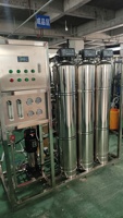 500liter/jam 2 Ton Filter Air RO Alkali 500lph Mesin Sachet Sistem Pemurnian Air Reverse Osmosis untuk Air Murni