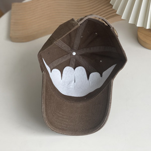 Nouvelles casquettes de baseball d'hiver pour femmes, grande taille, effet amincissant sur le visage, broderie lettre, tendance, look sans maquillage - Product Image 5