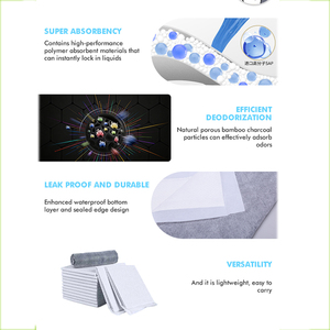 Tapetes Higiênicos Descartáveis Personalizados com Logotipo, Material Ecológico, À Prova de Vazamentos, Secagem Rápida, Super Absorventes, Tamanho Extra Grande para Treinamento de Filhotes e Cães - Product Image 6