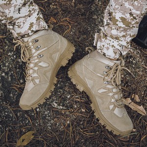 Bottes Montantes du Désert d'Extérieur Nouvelles, Rondes et Respirantes pour Forces Spéciales, Chaussures de Randonnée pour Hommes Adultes A3 - Product Image 6