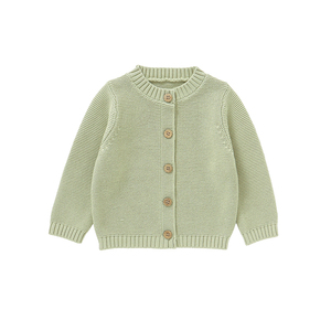 Mimixiong - Conjunto <span class=keywords><strong>de</strong></span> Ropa Tejida para Recién <span class=keywords><strong>Nacido</strong></span>, Regalo para Bebé, Personalizado, Color Sólido, Algodón, Cárdigan, Ropa <span class=keywords><strong>de</strong></span> Boutique para Bebé - Product Image 5