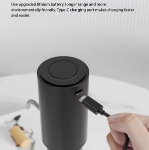 Aérateur de vin électrique rechargeable, distributeur automatique de vin, décanteur intelligent, pompe à eau potable électrique, outil de cuisine - Product Image 3