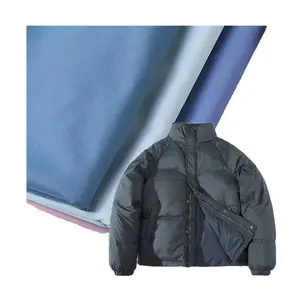 अनुकूलित 300T निविड़ अंधकार ridstop दूधिया पु लेपित पॉलिएस्टर windbreaker जैकेट के साथ pongee कपड़े