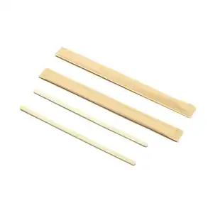 Cheap Price High Quality Portable Carbonized Stir Wrapping Paper Bamboo Coffee Stick