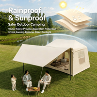 Tente gonflable de luxe 5,72 m² en tissu Oxford imperméable 3000 mm, installation rapide automatique, camping, glamping, grande tente familiale pour l'extérieur