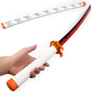 Gran oferta Anime Demon Slayer espada juguete bambú <span class=keywords><strong>Cosplay</strong></span> espadas para niños 103CM - Product Image 5