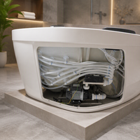 Tuyau PVC blanc flexible de 2 pouces pour spa jacuzzi 3 personnes, prix du tuyau PVC de 2 pouces, tuyau flexible PVC de 2 pouces