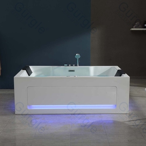 Accesorio de piedra de lujo estilo asiático diseño técnico hidromasaje Rectangular chorro remojo aire masaje SPA bañeras - Product Image 6