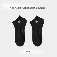 Chaussettes invisibles respirantes en polyester, antibactériennes, déodorantes, antidérapantes, chaussettes décontractées, plusieurs couleurs au choix