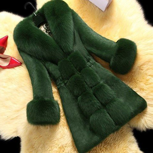 Cuello <span class=keywords><strong>de</strong></span> piel <span class=keywords><strong>de</strong></span> zorro <span class=keywords><strong>de</strong></span> imitación tamaño grande cuerpo delgado <span class=keywords><strong>abrigos</strong></span> <span class=keywords><strong>de</strong></span> piel sintética para mujer abrigo <span class=keywords><strong>de</strong></span> lujo abrigo <span class=keywords><strong>de</strong></span> piel <span class=keywords><strong>de</strong></span> visón - Product Image 5