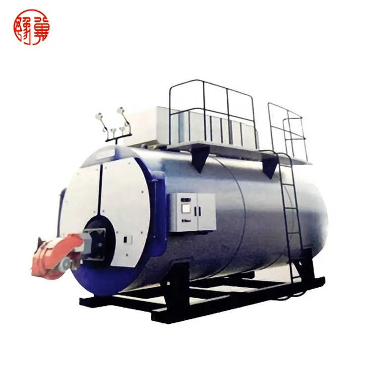 Dầu Khí Diesel Nồi Hơi Trung Quốc Nhà Máy Sản Xuất 6 Tấn Biogas 7000 kg/giờ Công Nghiệp Ngang Cung Cấp Burner 2 Năm 32 Để 320 HP