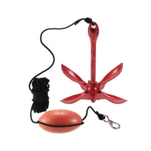 <span class=keywords><strong>Ancre</strong></span> <span class=keywords><strong>Marine</strong></span> repliable rouge, accessoire de canot de 1.5 kg pour bateau de Kayak - Product Image 5