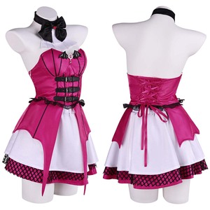 Costume de <span class=keywords><strong>vampire</strong></span> gothique pour <span class=keywords><strong>femme</strong></span>, robe corset ou perruque DONG-032 pour Halloween - Product Image 5