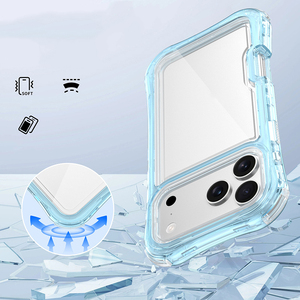 เคสกันกระแทก 3 ชั้น รุ่น Heavy Duty ใส ป้องกันการตก พร้อมถุงลมนิรภัยที่มุมทั้งสี่ สำหรับ iPhone 17 16 15 Pro Max ขายส่ง สายคล้องคอปรับแต่งได้ - Product Image 3