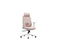 Chaise de bureau ergonomique en maille avec accoudoirs réglables et base pivotante - Design moderne pour la maison/le bureau
