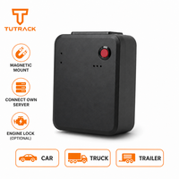 Traceur GPS magnétique sans fil pour voiture, camion, remorque, avec fixation en surface, connexion à votre propre serveur, verrouillage du moteur à distance en option