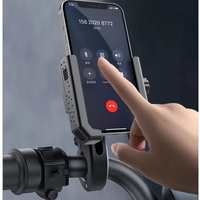 Support de téléphone pour guidon de moto et vélo BM47 exceptionnel 2024, rotatif à 360°, réglable, ABS, flexible, 3,5 à 7 pouces