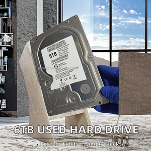 ฮาร์ดดิสก์ SATA ภายในขนาด 6TB 3.5 นิ้ว ความเร็วในการอ่าน/เขียน 501-600MB/s สำหรับการตรวจสอบ - Product Image 2